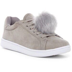 Madden Girl Baabee Faux Fur Pompom Sneaker